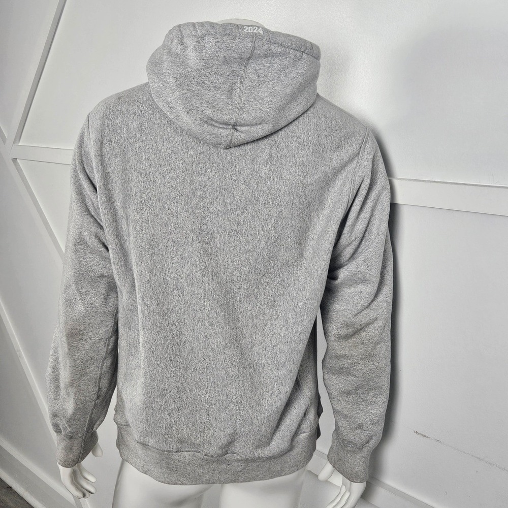 Supreme Box Logo Hoodie Heather Grey 2024 Embroidered Mens XL - Picture 2 of 7